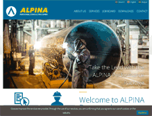 Tablet Screenshot of alpina-personal.at